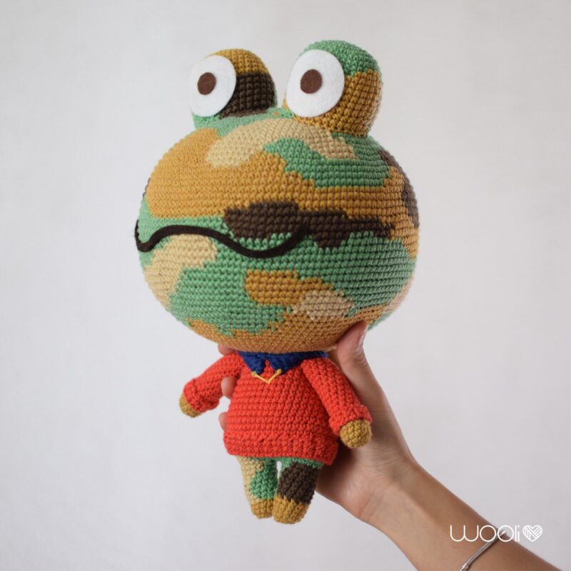 Camofrog Amigurumi Crochet Pattern - Animal Crossing - PDF File - English - Image 5