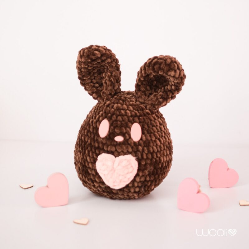 Darki | Dark Chocolate Bunny | Amigurumi Pattern PDF | English  | Chocolate Egg Buddies | Valentine's Day - Image 5