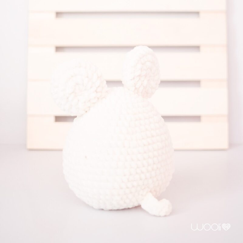 Bianco | White Chocolate Mouse | Amigurumi Pattern PDF | English  | Chocolate Egg Buddies | Valentine's Day - Image 5