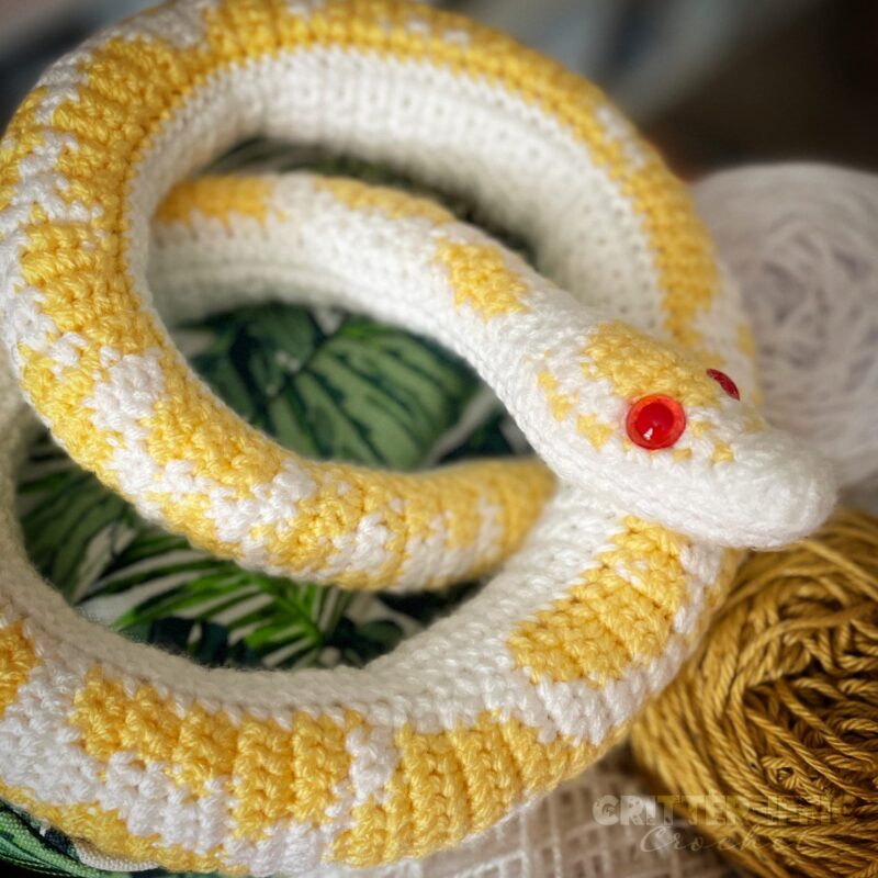 Betty the Ball Python Amigurumi crochet pattern - Image 3